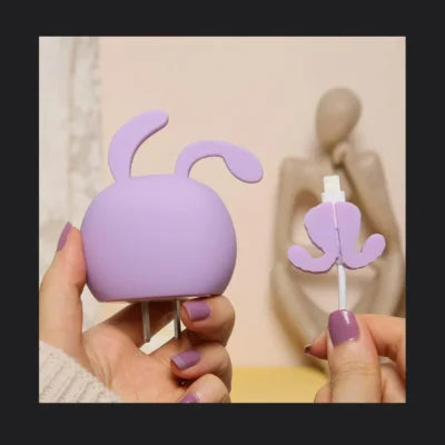 Purple Rabbit Charger Protector