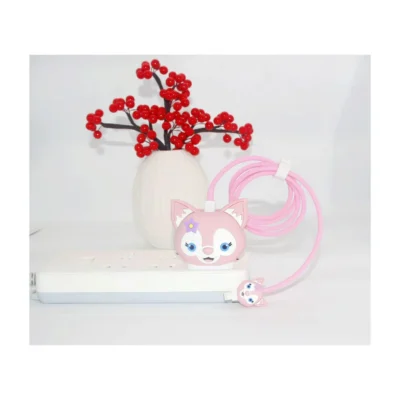 Pink Cat Charger Protector
